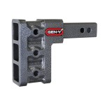 GEN-Y Mega-Duty 10K Adjustable 5″ Drop / Rise Dual-Ball Hitch GH-303 GEN-Y Mega-Duty 10K 5-Inch Drop Adjustable Dual-Ball Trailer Hitch GH-303