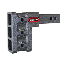 GEN-Y Mega-Duty 10K 5 Inch Drop Adjustable Trailer Hitch 2 Inch Tow Receiver Mount 1.5K TW Heavy Duty Truck TJ-GH-303