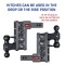GEN-Y Mega-Duty 10K 5-Inch Drop Adjustable Dual-Ball Trailer Hitch GH-303
