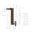 GEN-Y Mega-Duty 10K 10 Inch Drop Adjustable Trailer Hitch 2 Inch Receiver Heavy Duty TJ-GH-305
