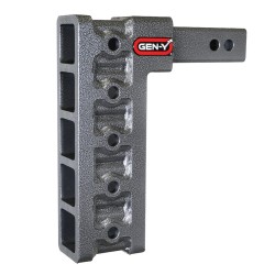 GEN-Y Mega-Duty 10K 10 Inch Drop Adjustable Trailer Hitch 2 Inch Tow Receiver Mount 1.5K TW Heavy Duty Truck TJ-GH-305