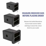 GEN-Y Mega-Duty 10K 12.5 Inch Drop Adjustable Trailer Hitch 2 Inch Receiver 1.5K TW