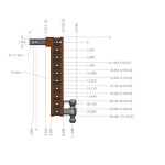 GEN-Y Mega-Duty 10K 12.5 Inch Drop Adjustable Trailer Hitch 2 Inch Receiver 1.5K TW