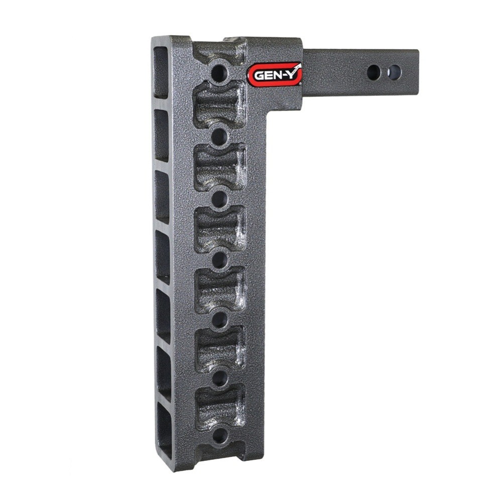 GEN-Y Mega-Duty 10K Adjustable 15" Drop Hitch 2" Receiver Mount Heavy Duty Truck GEN-Y Mega-Duty 10K 15 Inch Drop Adjustable Trailer Hitch 2 Inch Receiver Heavy Duty