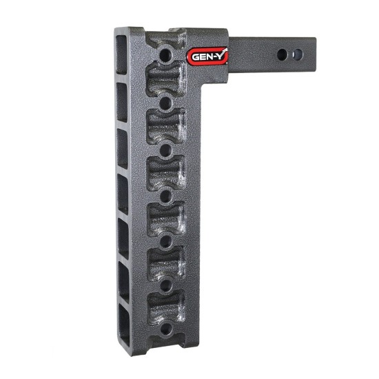 GEN-Y Mega-Duty 10K Adjustable 15" Drop Hitch 2" Receiver Mount Heavy Duty Truck GEN-Y Mega-Duty 10K 15 Inch Drop Adjustable Trailer Hitch 2 Inch Receiver Heavy Duty