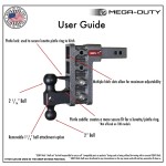 GEN-Y Mega-Duty 10K Adjustable 15" Drop Hitch 2" Receiver Mount Heavy Duty Truck GEN-Y Mega-Duty 10K 15 Inch Drop Adjustable Trailer Hitch 2 Inch Receiver Heavy Duty