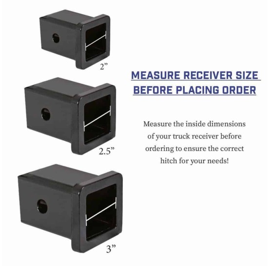 GEN-Y Mega-Duty 10K 2 Inch Offset Adjustable Drop Hitch 5 Inch Rise 7.5 Inch Drop