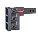 GEN-Y Mega-Duty 16K Adjustable 5" Drop Hitch 2" Receiver TJ-GH-503 GEN-Y Mega-Duty 16K 5" Drop Adjustable Trailer Hitch for Heavy Duty Trucks