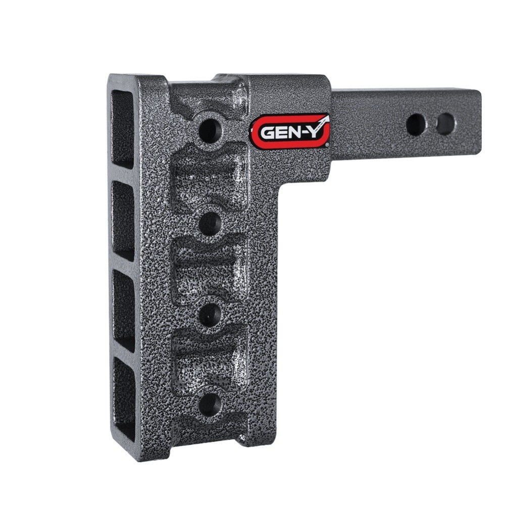 GEN-Y Mega-Duty 16K Adjustable Drop Hitch 7.5" Drop Rise 2" Receiver Heavy Duty