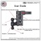 GEN-Y Mega-Duty 16K Adjustable Drop Hitch 7.5" Drop Rise 2" Receiver Heavy Duty