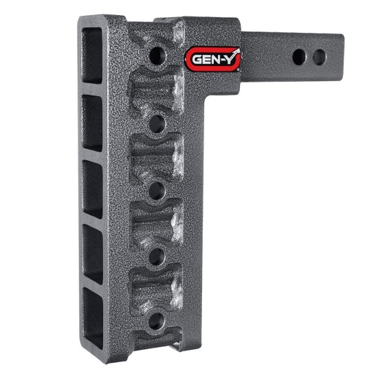 GEN-Y Mega-Duty 16K 10 Inch Drop Adjustable Hitch for 2 Inch Receiver Heavy Duty