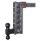 GEN-Y Mega-Duty 16K 12.5″ Drop Adjustable Dual-Ball Trailer Hitch GEN-Y Mega-Duty 16K adjustable trailer hitch dual-ball 12.5″ drop silver-vein