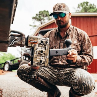 GEN-Y Mega-Duty 16K Mossy Oak Trailer Hitch GEN-Y Mega-Duty 16K Mossy Oak hydro dipped adjustable trailer hitch 5″ drop dual-ball