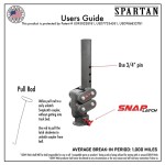 GEN-Y 25K Round Gooseneck Coupler for 2-5/16" Ball with 2.5" Offset GEN-Y 25K Round Gooseneck Coupler with Spartan Torsion-Flex and SnapLatch