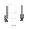 GEN-Y 25K Round Gooseneck Coupler for 2-5/16" Ball with 2.5" Offset GEN-Y 25K Round Gooseneck Coupler with Spartan Torsion-Flex and SnapLatch
