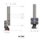 GEN-Y 25K Round Gooseneck Hitch – 2.5" Offset, SnapLatch Coupler, Torsion-Flex GEN-Y 25K Round Gooseneck Trailer Coupler with SnapLatch and Torsion-Flex