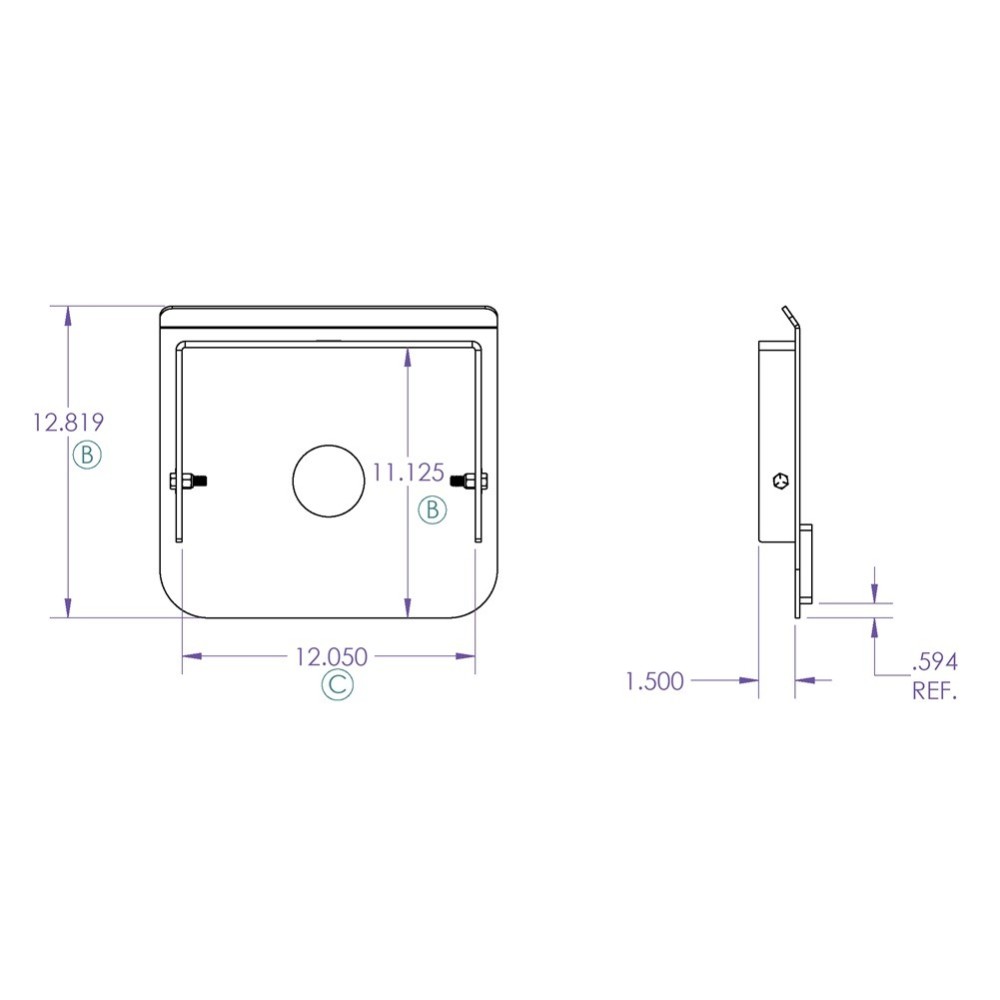 GEN-Y EXECUTIVE King Pin Capture Plate for 23K Fifth Wheel Slider Hitch GEN-Y Capture Plate for EXECUTIVE King Pin – Fifth Wheel Hitch 23K Capacity