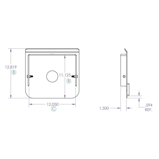 GEN-Y Capture Plate for EXECUTIVE King Pin – Fifth Wheel Hitch 23K Capacity