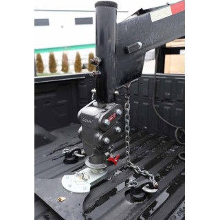 GEN-Y 40K Gooseneck Coupler – 3" Ball, 5" Offset, SnapLatch, Spartan Torsion-Flex GEN-Y 40K Spartan Square Gooseneck Trailer Coupler with Torsion-Flex and SnapLatch