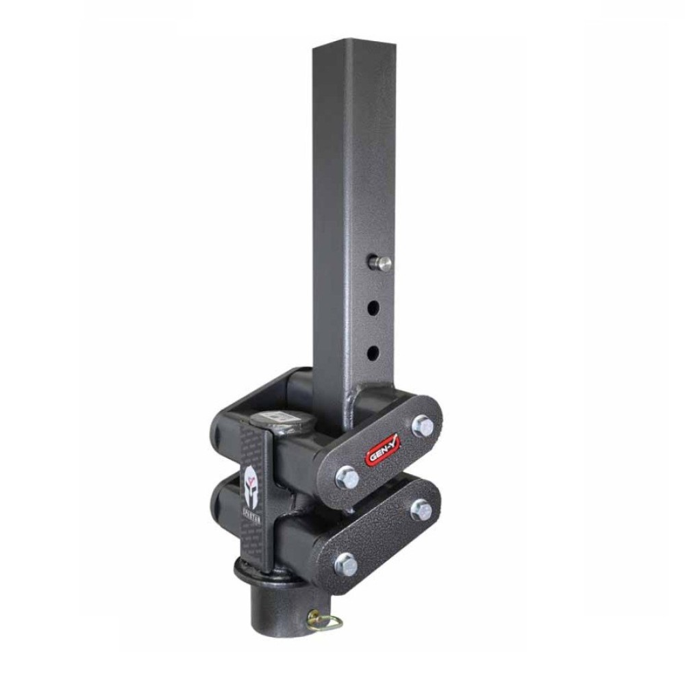 GEN-Y 40K Gooseneck Coupler – 3" Ball, 5" Offset, SnapLatch, Spartan Torsion-Flex GEN-Y 40K Spartan Square Gooseneck Trailer Coupler with Torsion-Flex and SnapLatch