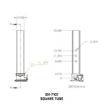 GEN-Y 30K Gooseneck Coupler – 2-5/16" Hitch Ball, SnapLatch, 8.5K Tongue Weight GEN-Y 30K Square Gooseneck Trailer Coupler with 2-5/16" SnapLatch and Pull Cable