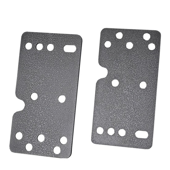 GEN-Y Fifth Wheel Shim Plates Pair – 1/4 Inch Steel Shims for 12.5 Inch Wing Hitch