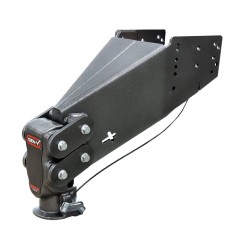 Gen-Y 30K 5th Wheel to Gooseneck Hitch Pin Box For Lippert 1621 1621HD 2-5/16" Goose Ball Adapter Coupler Shock Absorbing Auto Snap Latch 4.5K Pin Weight Executive Torsion Flex Pin Box Replacement