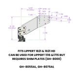 GEN-Y Executive 30K 5th Wheel Gooseneck Hitch – Lippert 1621/1621HD Compatible GEN-Y 30K Executive Fifth Wheel to Gooseneck Hitch Pin Box for Lippert 1621