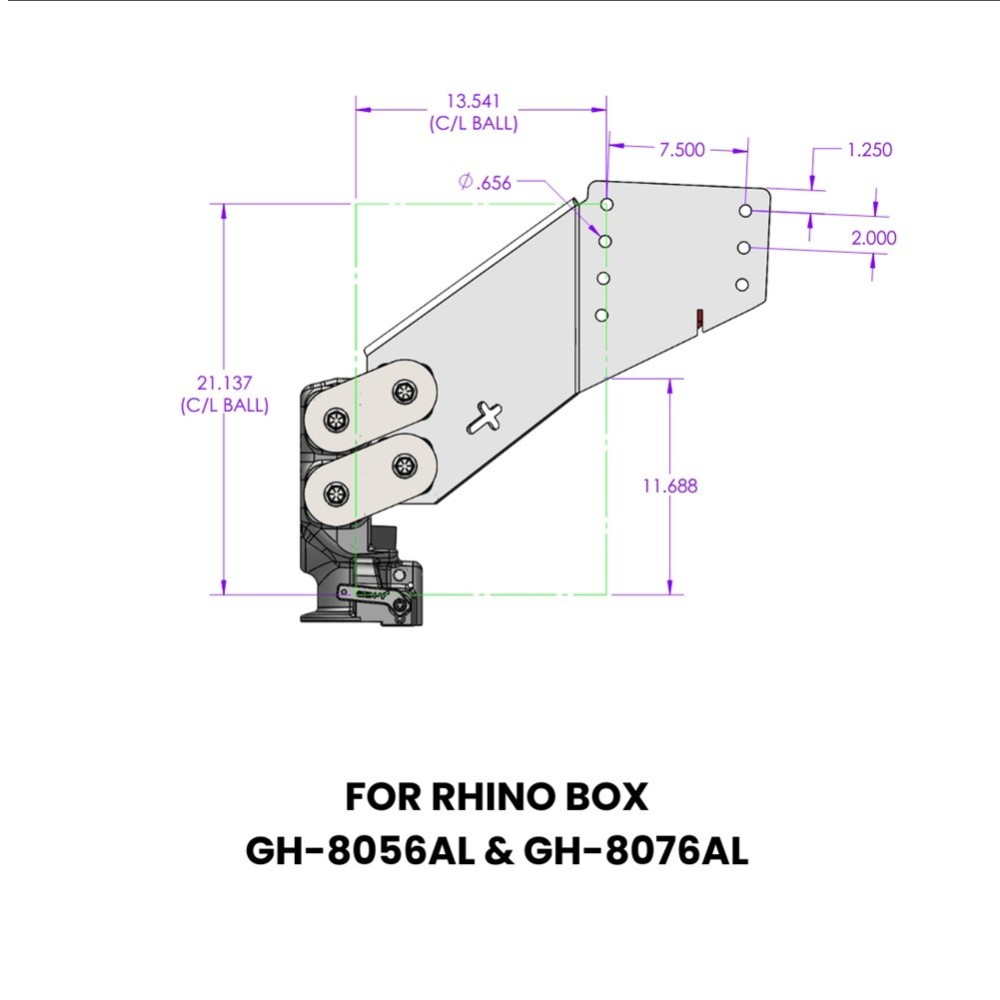 GEN-Y 30K Gooseneck to Fifth Wheel Pin Box for Lippert Rhino with SnapLatch and Torsion-Flex