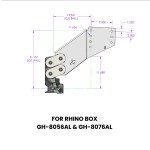 GEN-Y 30K Gooseneck to Fifth Wheel Pin Box for Lippert Rhino with SnapLatch and Torsion-Flex