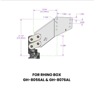 GEN-Y Executive 30K Fifth Wheel to Gooseneck Hitch Pin Box for Lippert Rhino GEN-Y 30K Gooseneck to Fifth Wheel Pin Box for Lippert Rhino with SnapLatch and Torsion-Flex