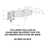 GEN-Y 30K Fifth Wheel Pin Box for Lippert 1621/1621HD – Shock Absorbing Torsion-Flex Upgrade