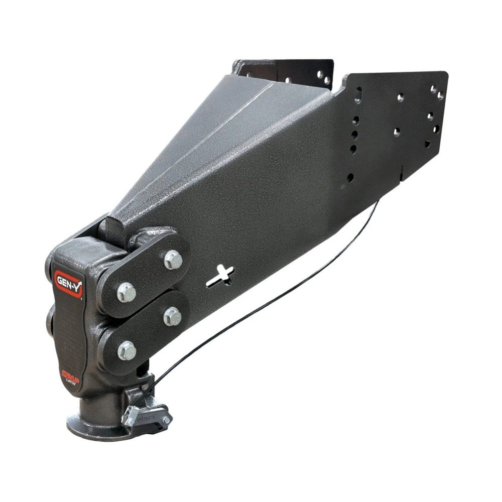 GEN-Y Executive 30K Gooseneck Pin Box for Lippert 1621/1621HD with Torsion-Flex GEN-Y 30K Fifth Wheel to Gooseneck Hitch Pin Box for Lippert 1621/1621HD – SnapLatch Coupler with Torsion-Flex Technology