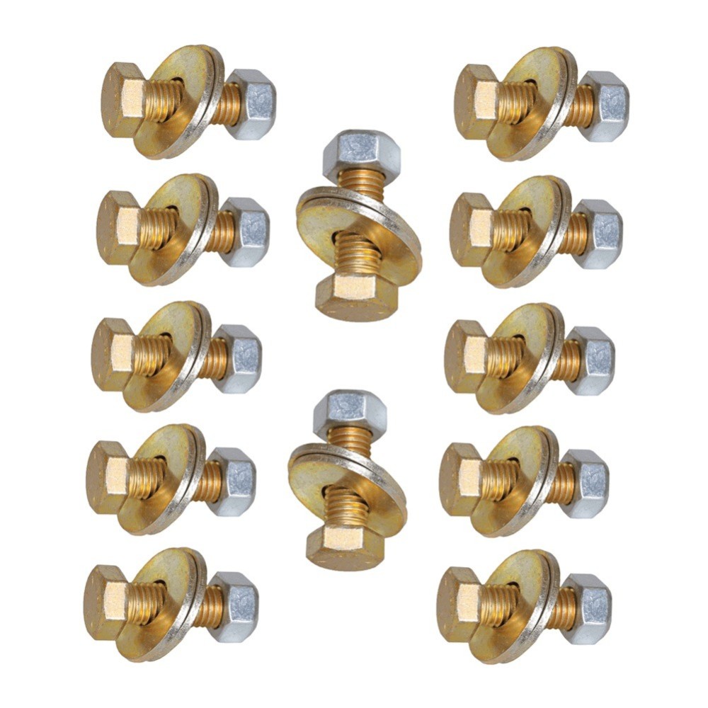 GEN-Y EXECUTIVE Fifth Wheel Pin Box Bolt Installation Kit – 48 Piece Steel Hardware GEN-Y EXECUTIVE Pin Box Bolt Kit – Grade 8 Steel Bolts Nuts Washers for Fifth Wheel