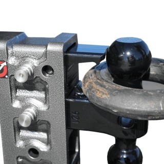 GEN-Y Mega-Duty 21K Adjustable Drop Hitch Dual-Ball Pintle Lock GEN-Y Mega-Duty 21K adjustable drop hitch with dual-ball mount and pintle lock