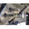 TurnNBurn side-wind drill-powered landing gear adapter kit with quick-release locking pin for semi-trailer landing gear