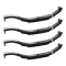 Lippert 30 Inch Slipper Spring Replacement (4-Pack) 5,000 lb Tandem Trailer Axles Lippert Tandem 30 Inch Slipper Spring Replacement for 5,000 lb Trailer Axles