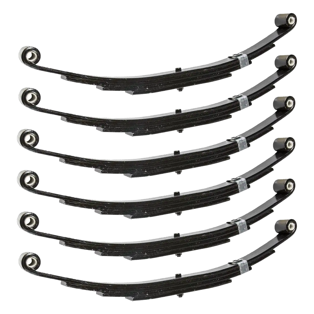 Lippert triple double-eye leaf springs 6-pack Dexter Al-Ko RV trailer