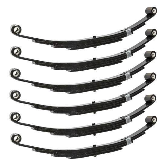 Lippert triple double-eye leaf springs 6-pack Dexter Al-Ko RV trailer