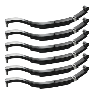 Lippert 24-inch 4-leaf slipper springs for 2,000 lb triple axles (6-pack), Dexter compatible