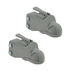 Bulldog 2x 8K Cast Head Trailer Coupler for 2" Ball Adjustable Channel Bulldog 2x 8K Cast Head Trailer Coupler for 2" Ball Adjustable Channel