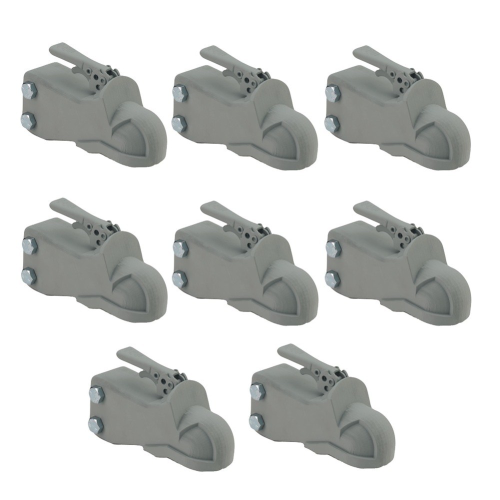 Bulldog 8x 8K Trailer Coupler Adjustable Channel-Mount – 2" Ball Wedge-Latch Bulldog 8K Adjustable Channel Trailer Coupler Bundle – 2" Ball, Wedge-Latch, Heavy Duty