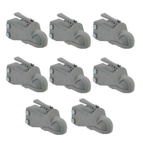 Bulldog 8x 8K Trailer Coupler Adjustable Channel-Mount – 2" Ball Wedge-Latch Bulldog 8K Adjustable Channel Trailer Coupler Bundle – 2" Ball, Wedge-Latch, Heavy Duty