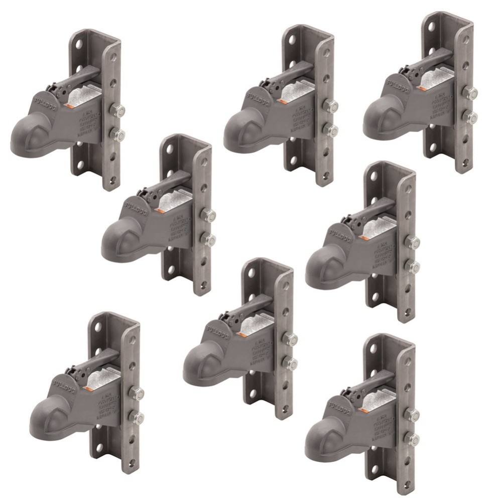 Bulldog 14K Adjustable Channel Coupler 8-Pack for 2-5/16" Ball Bulldog 14K Adjustable Channel Trailer Coupler 2-5/16" Ball 8-Pack Wedge-Latch