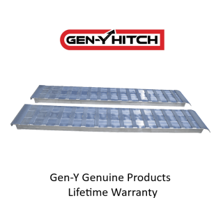 GEN-Y Hitch 10 Ft Extreme Duty Aluminum Loading Ramps 15x120 Set – 7000 lb Each