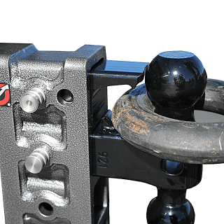 GEN-Y Mega-Duty 32K 6″ Drop Adjustable Dual-Ball Trailer Hitch 3″ Receiver GEN-Y Mega-Duty 32K 6 Inch Drop Adjustable Dual-Ball Trailer Hitch 3 Inch Receiver