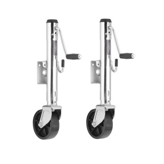Fulton 1,200 lb Marine Trailer Jack with 6-Inch Wheel and Bolt-Thru Swivel