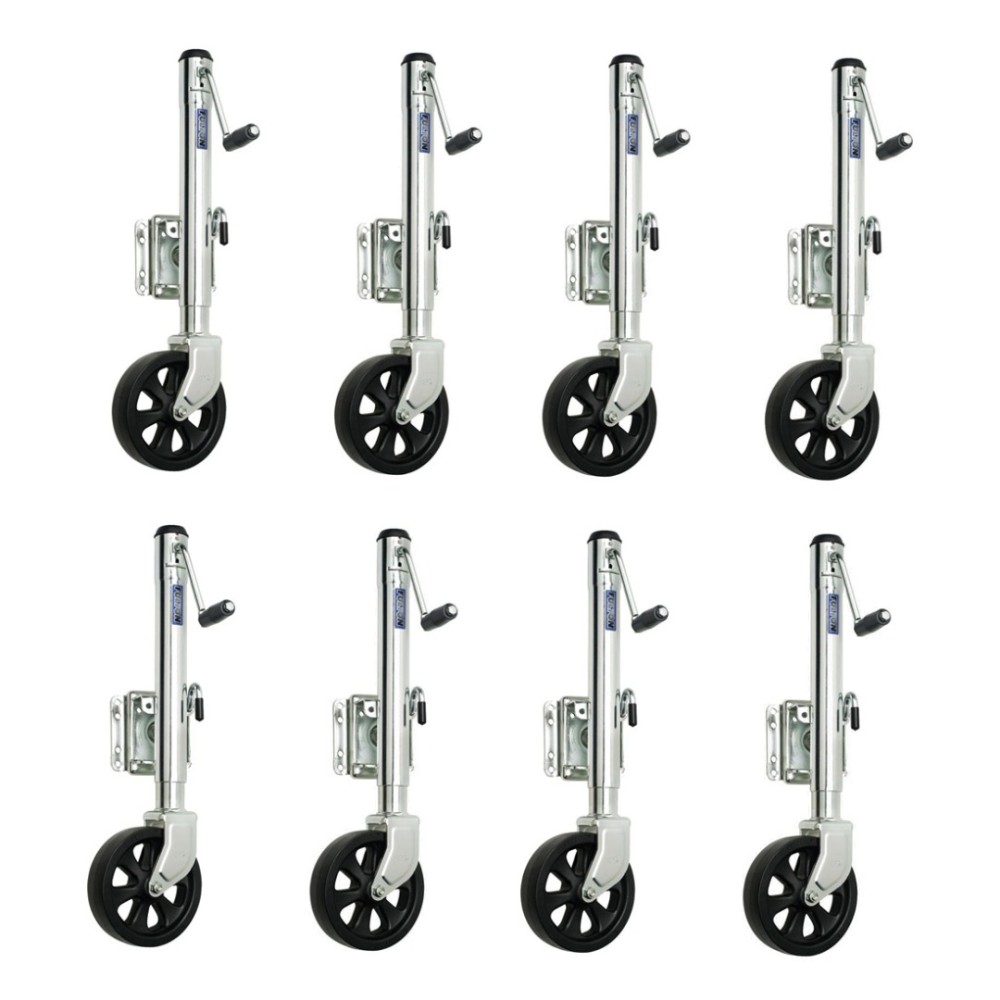 Fulton Marine Utility Trailer Jack 8 Pack 1,500 LB Sidewind 10 Inch Lift