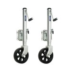 Fulton 1.5K Marine Trailer Jack with 10 Inch Lift and 8 Inch Caster Wheel