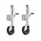 Fulton 2x 1,500 lb Bolt-On Marine Trailer Jacks with Spoked Wheel – Sidewind Crank Fulton 2-Pack 1.5K Marine Trailer Jack with 8-Inch Wheel and 12-Inch Lift
